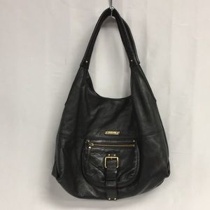 Michael Kors Black Leather Hobo Bag